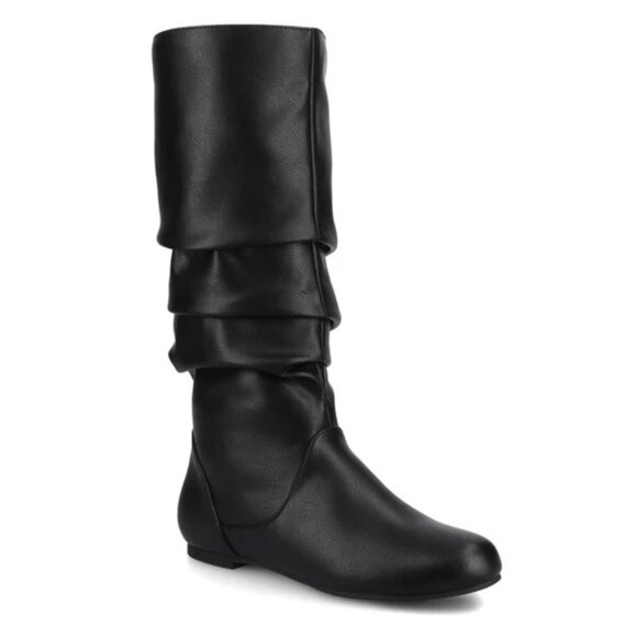 Journee Collection Women's Jayne Wide Calf Slouchy Knee High Boots - Picture 1 of 5